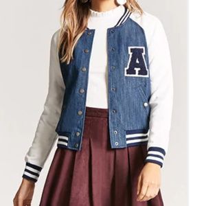 Denim Varsity jacket